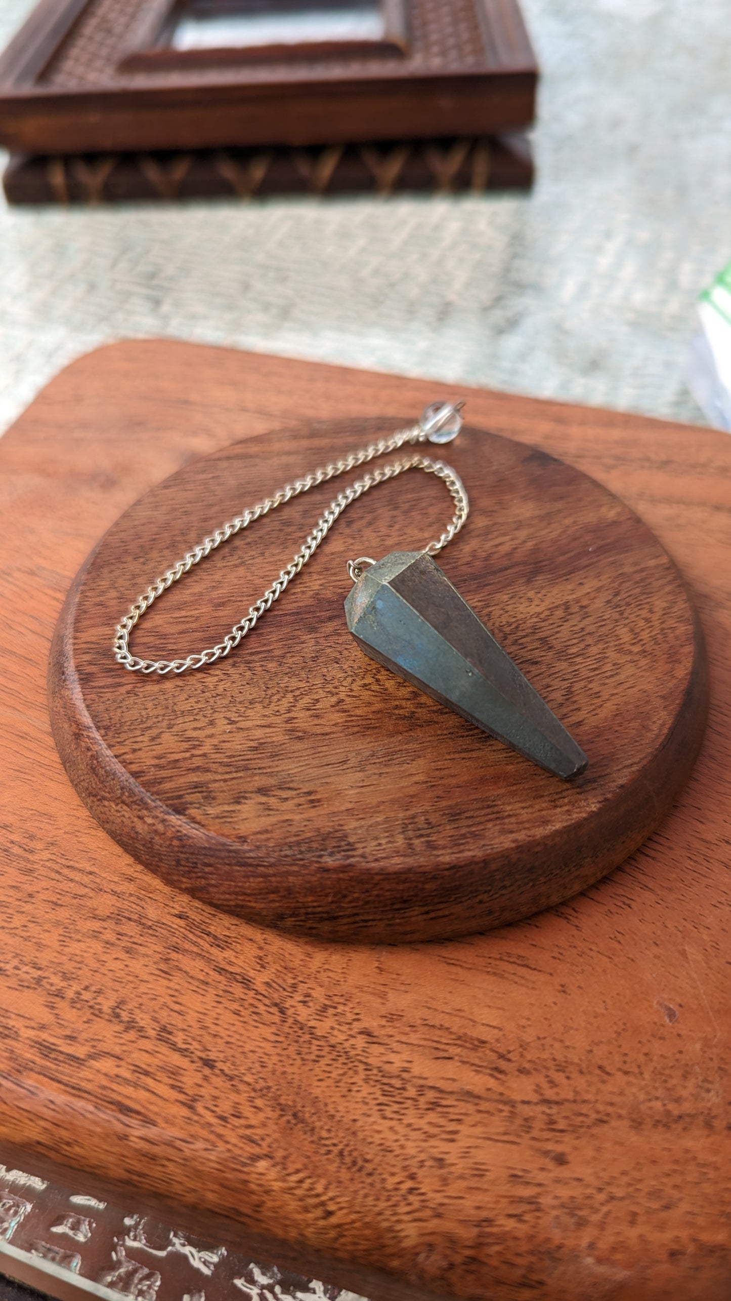 Pyrite Pendulum