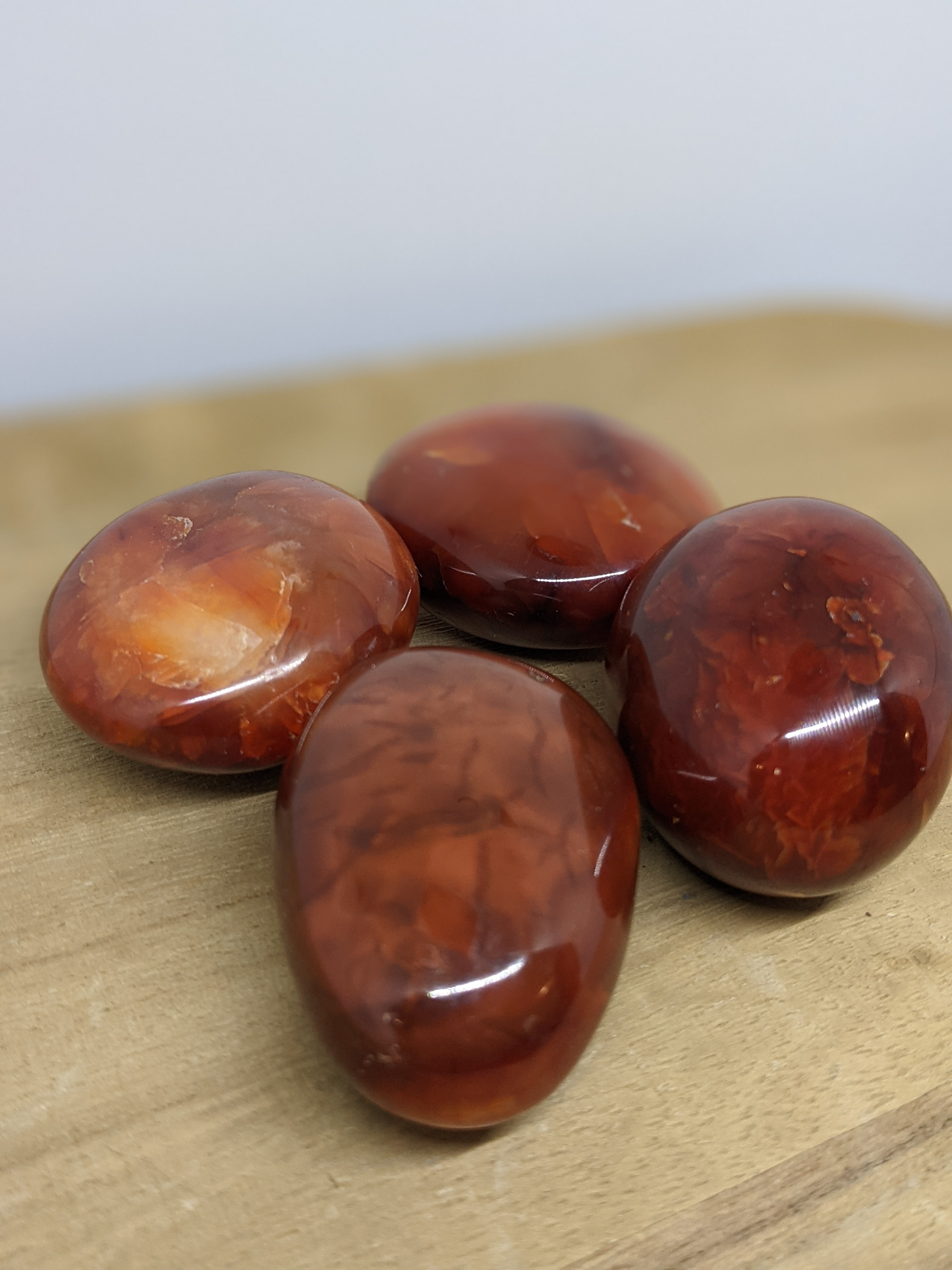 Carnelian Palm Stone