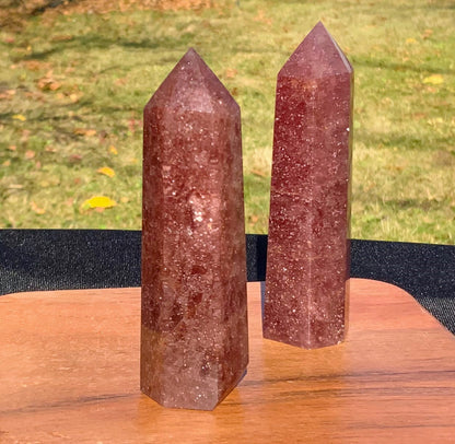 Red Aventurine "Strawberry Quartz" Tower