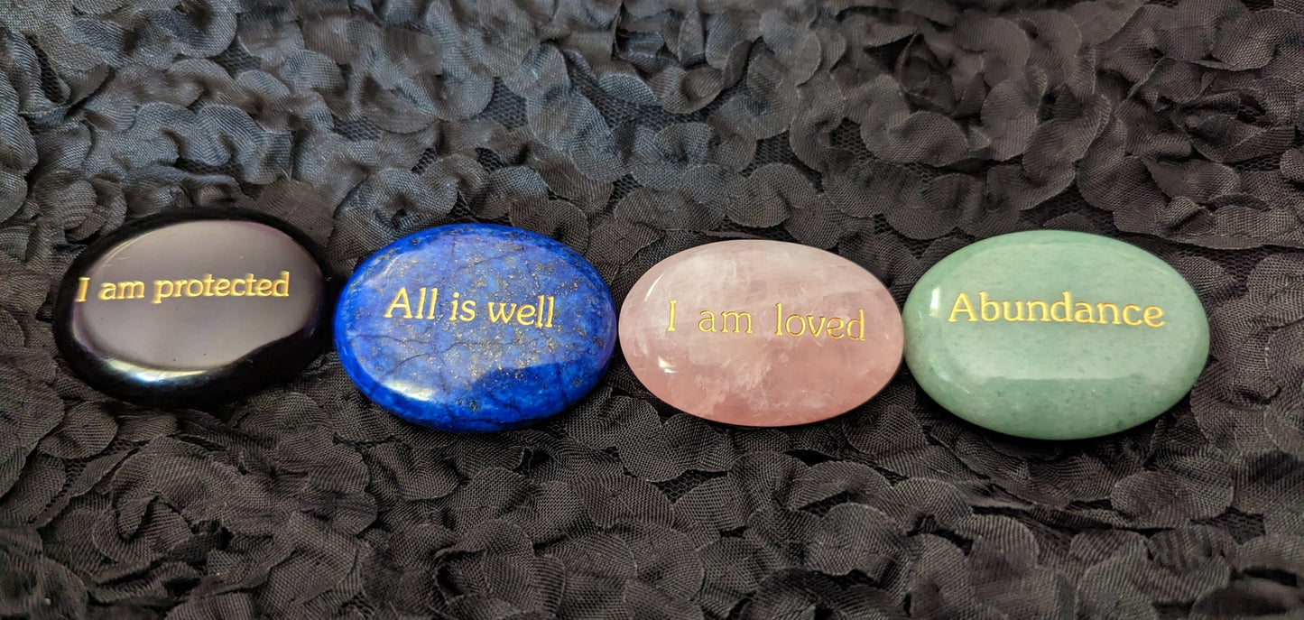 Affirmation Palm Stone Set