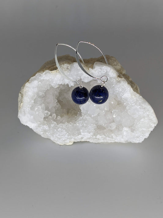 Lapis Lazuli - Sterling Silver Earrings