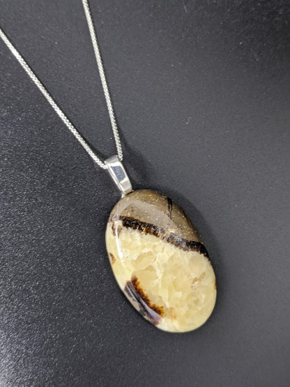 Septarian Oval Necklace