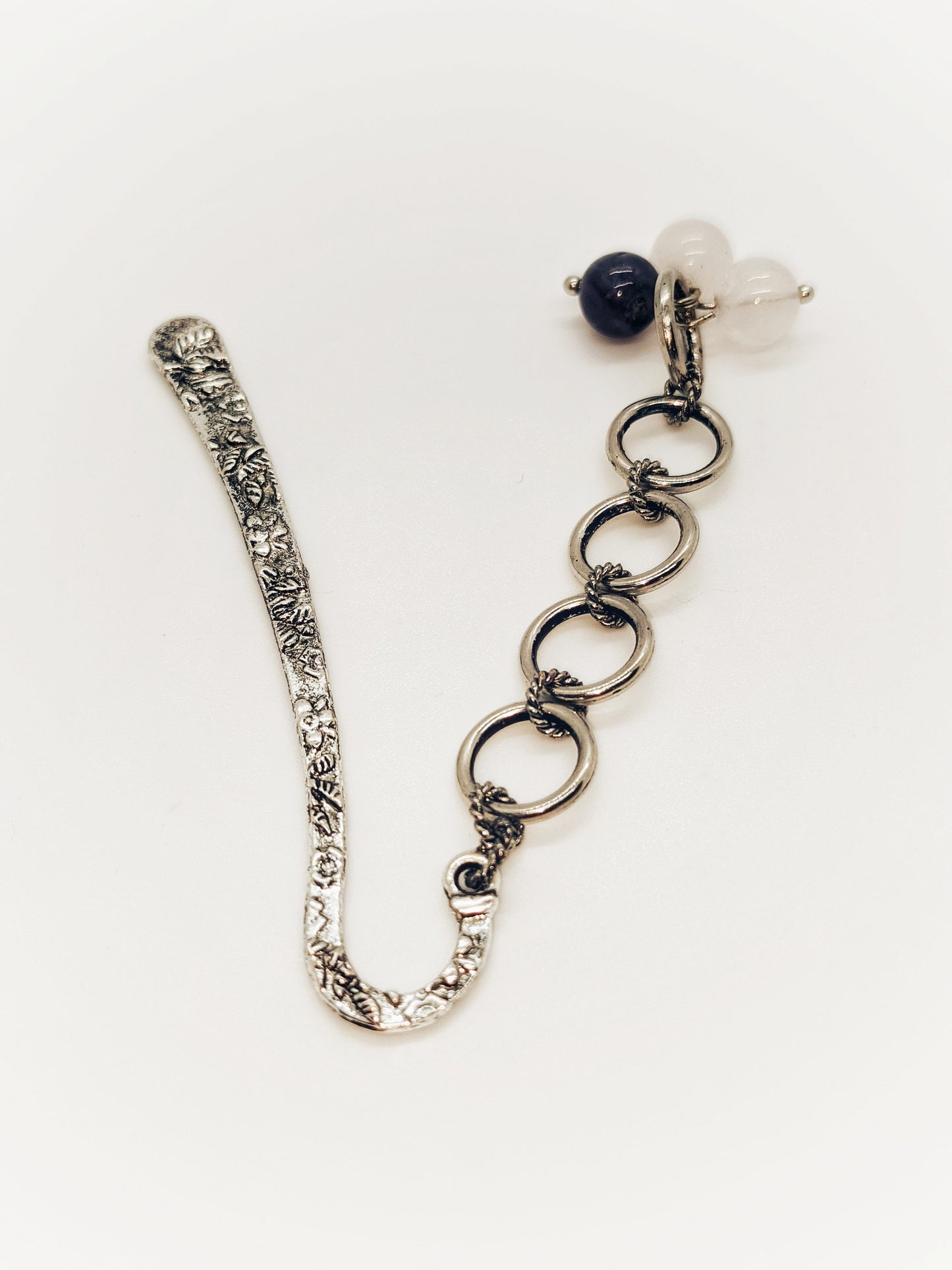 Amethyst and Rose Quartz Bookmark