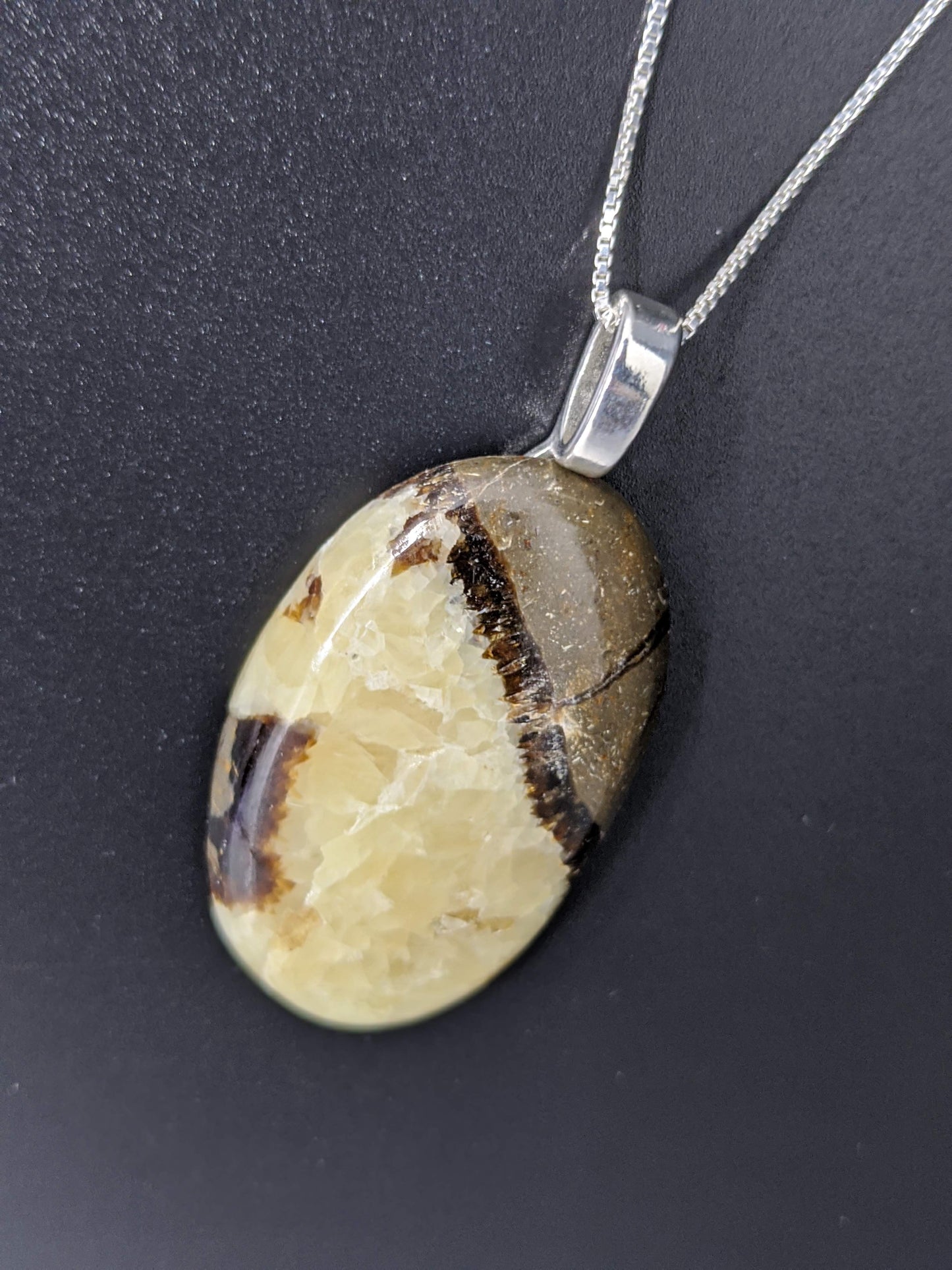 Septarian Oval Necklace