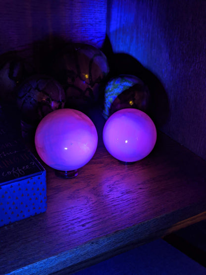 Pink Calcite Spheres
