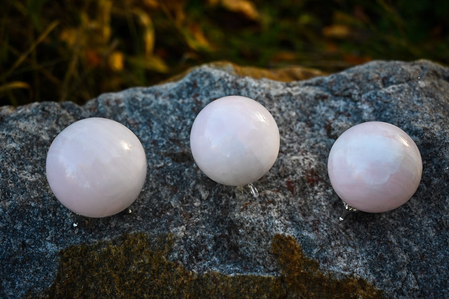 Pink Calcite Spheres