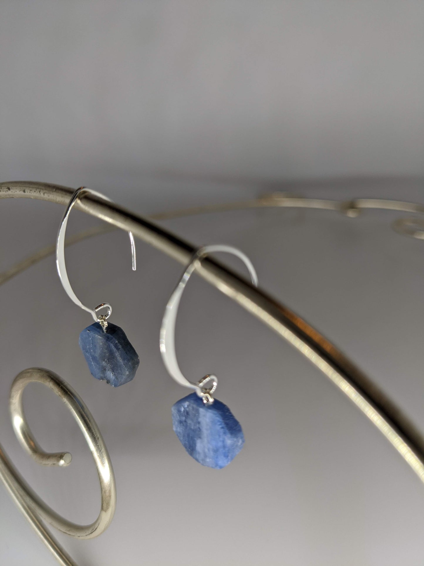 Blue Kyanite Earrings