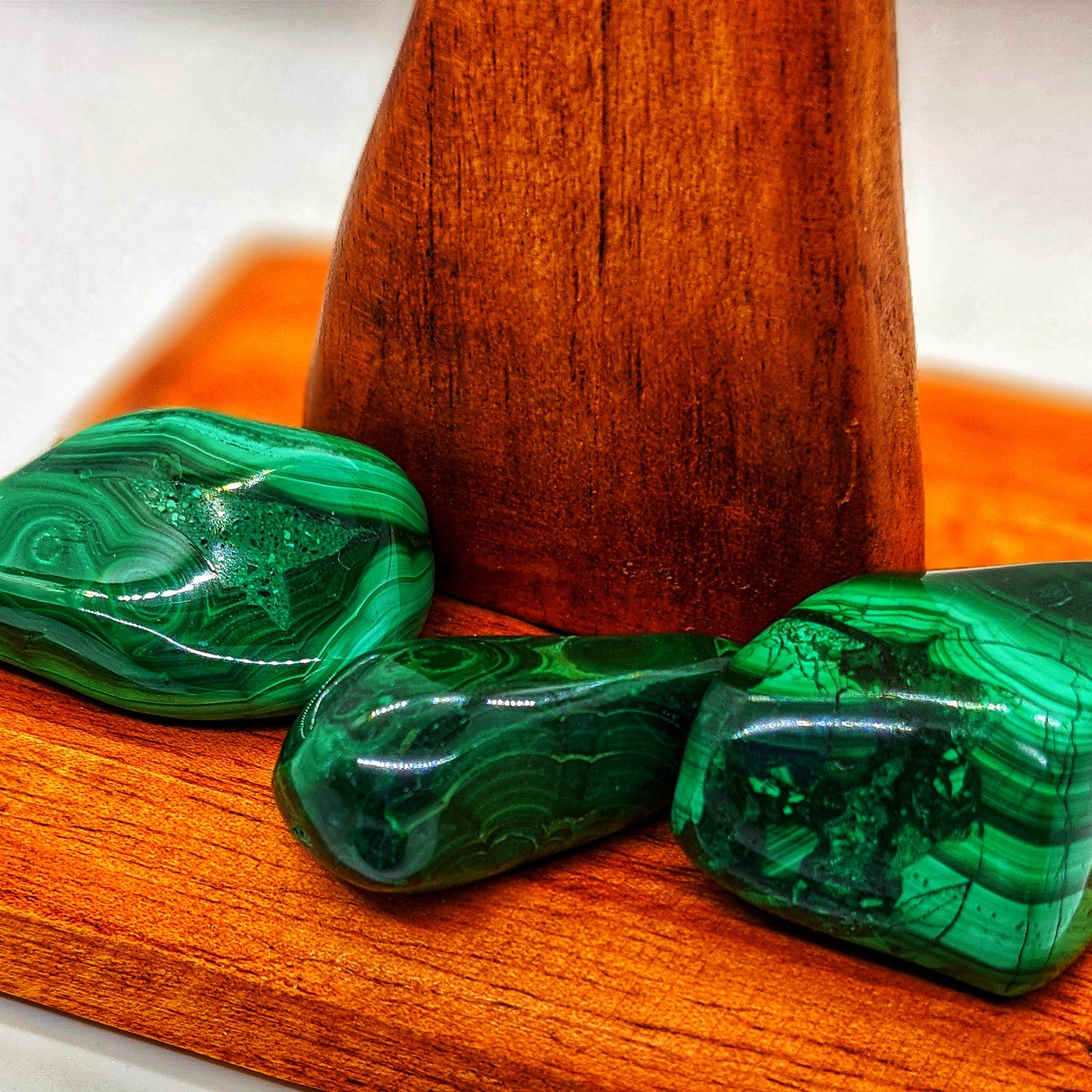 Malachite Tumbled Stones