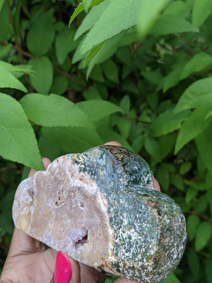 Mossy Pink Amethyst Cloud