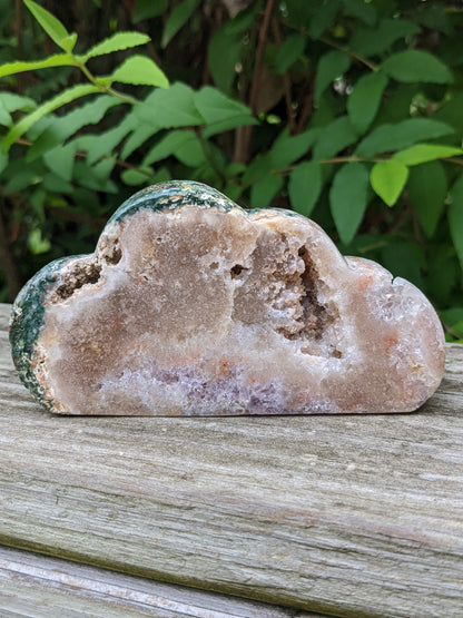Mossy Pink Amethyst Cloud