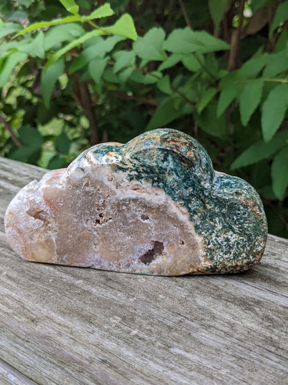 Mossy Pink Amethyst Cloud