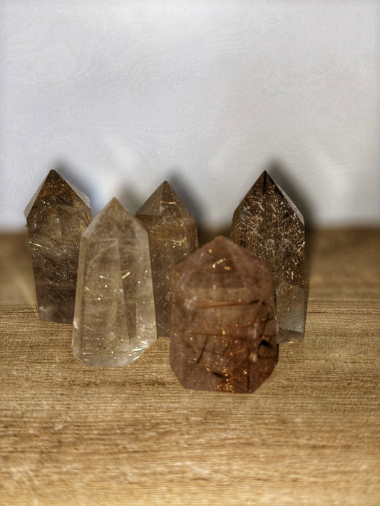 Mini Rutilated Quartz Towers