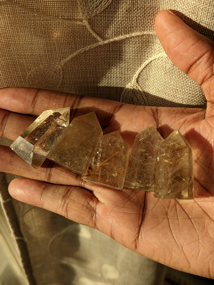 Mini Rutilated Quartz Towers