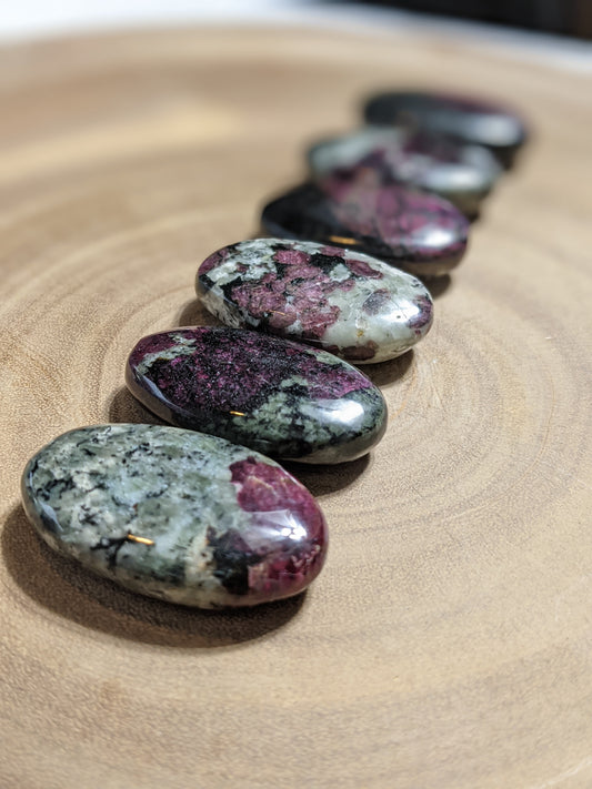 Eudialyte Palm Stone