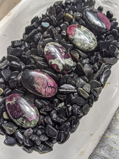 Eudialyte Palm Stone