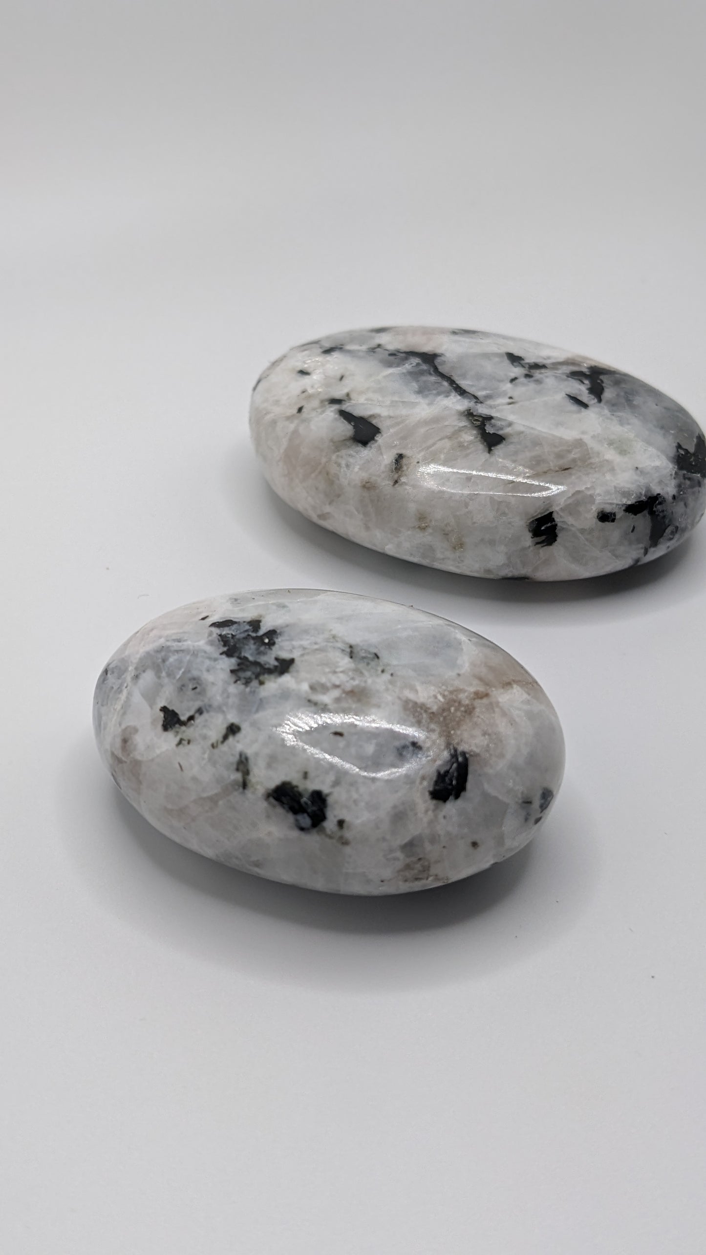 Rainbow Moonstone Palm Stone